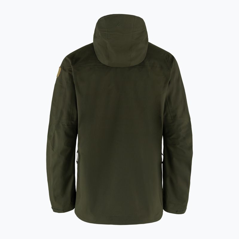 Kurtka przeciwdeszczowa męska Fjällräven Keb Eco-Shell deep forest 7