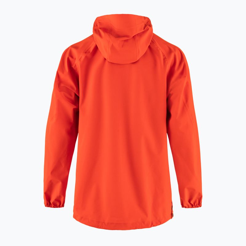 Kurtka przeciwdeszczowa damska Fjällräven Vardag Hydratic Anorak flame orange 2