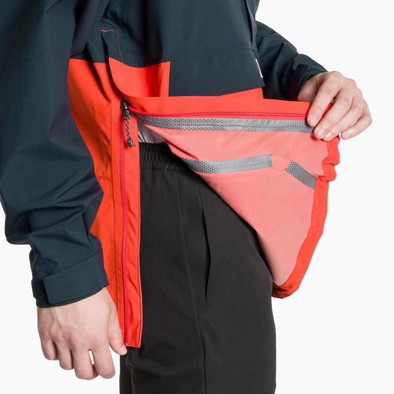 Kurtka przeciwdeszczowa męska Fjällräven Vardag Hydratic Anorak dark navy/flame orange 5
