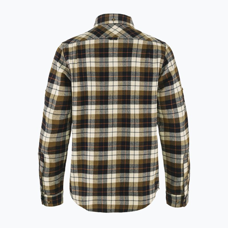 Koszula męska Fjällräven Singi Heavy Flannel chalk white/dark navy 2