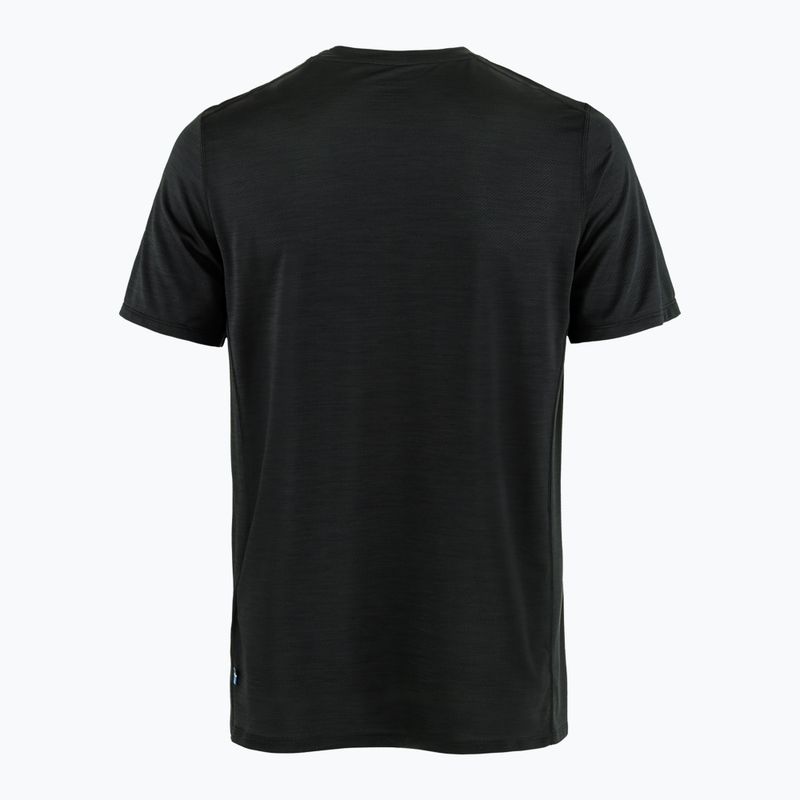 Koszulka trekkingowa męska Fjällräven Abisko Lite black 2