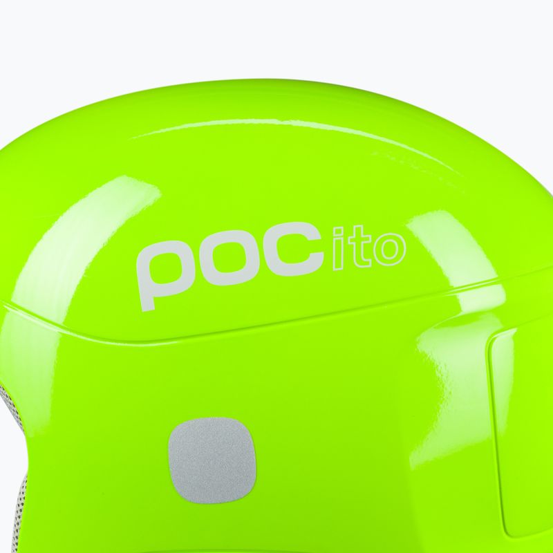 Kask narciarski dziecięcy POC Pocito Skull Jr fluorescent yellow/green 7