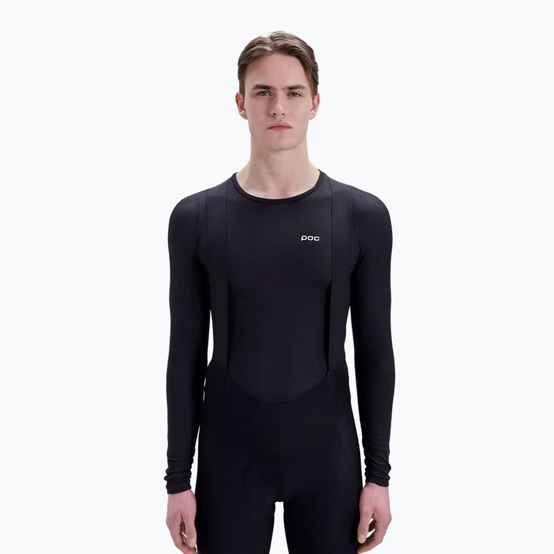 Longsleeve rowerowy męski POC Layer Mid Jersey uranium black
