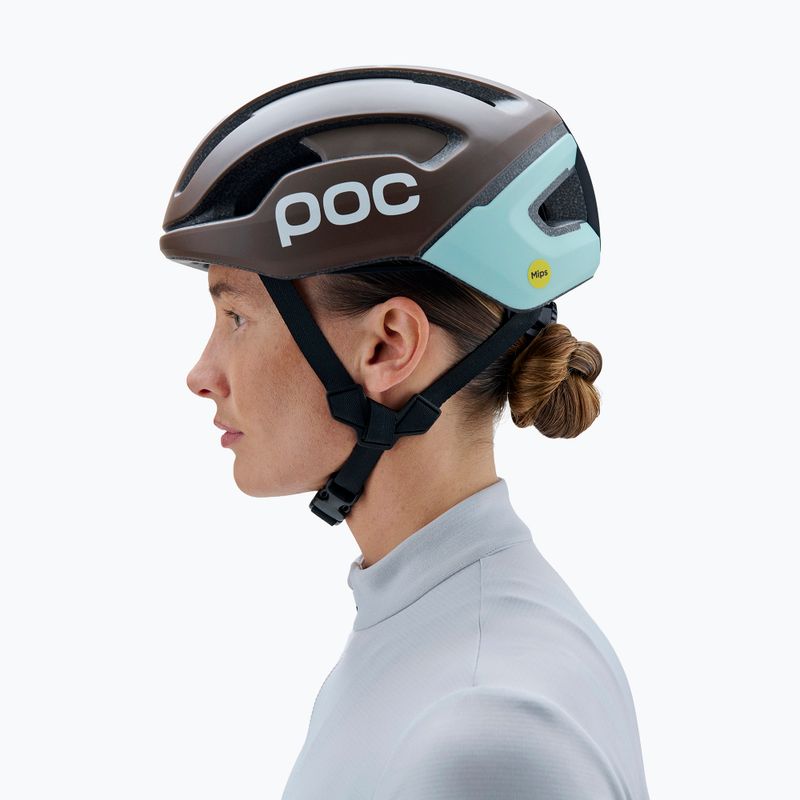 Kask rowerowy POC Omne Air MIPS bronzite brown matt/lazurite blue matt 14