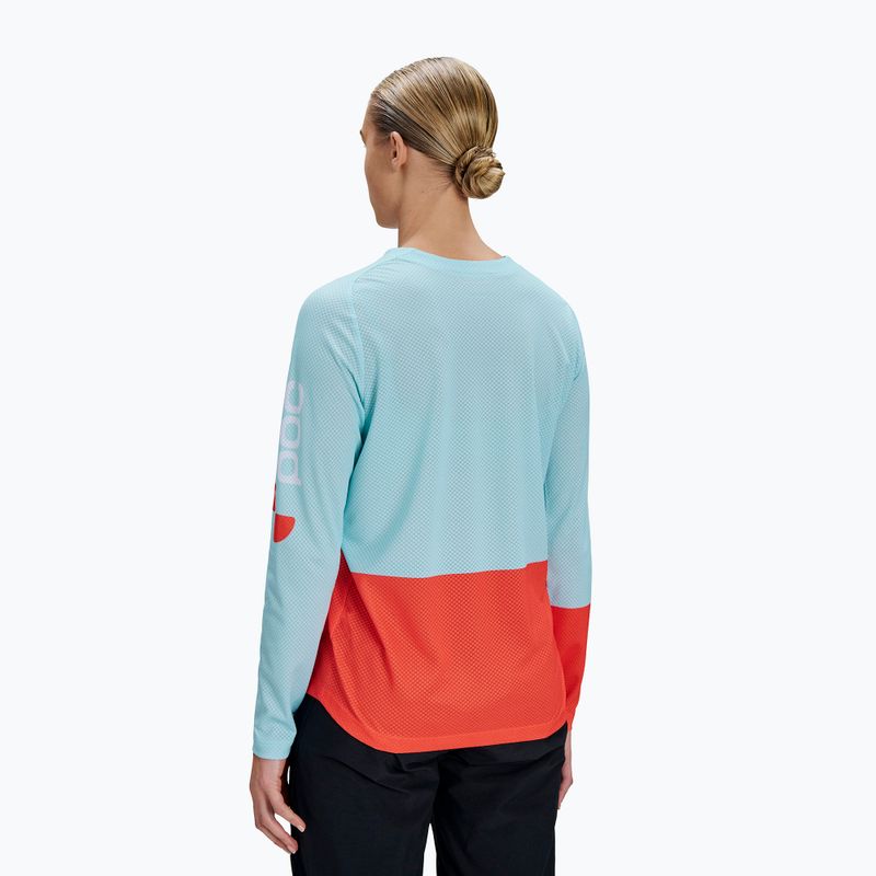 Longsleeve rowerowy damski POC Motion Air lazurite blue/carnelian range 2