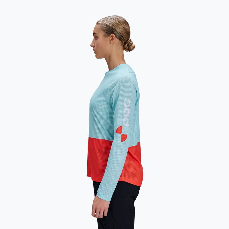 Longsleeve rowerowy damski POC Motion Air lazurite blue/carnelian range 3