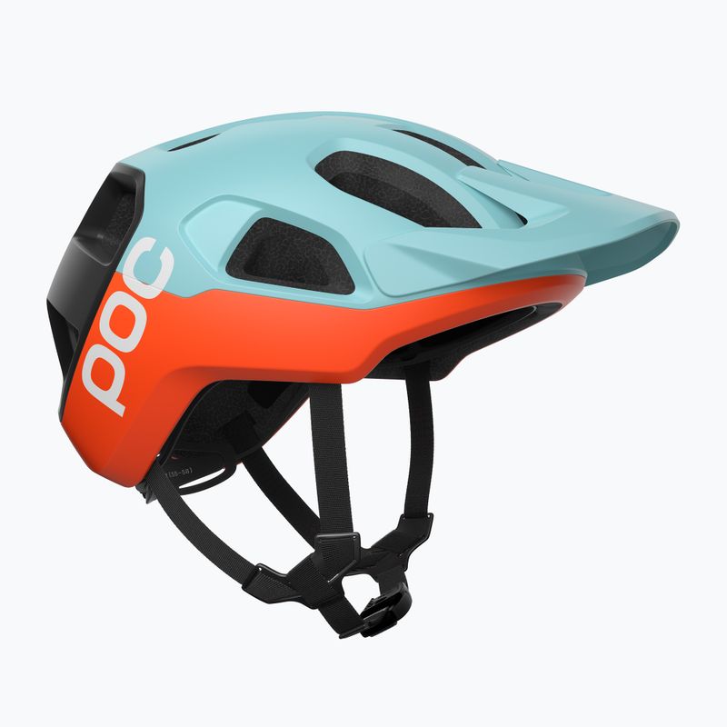 Kask rowerowy POC Cularis indicolite blue matt/carnelian orange matt 9
