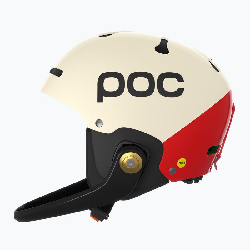Kask narciarski POC Artic SL MIPS rouge/blanc 2