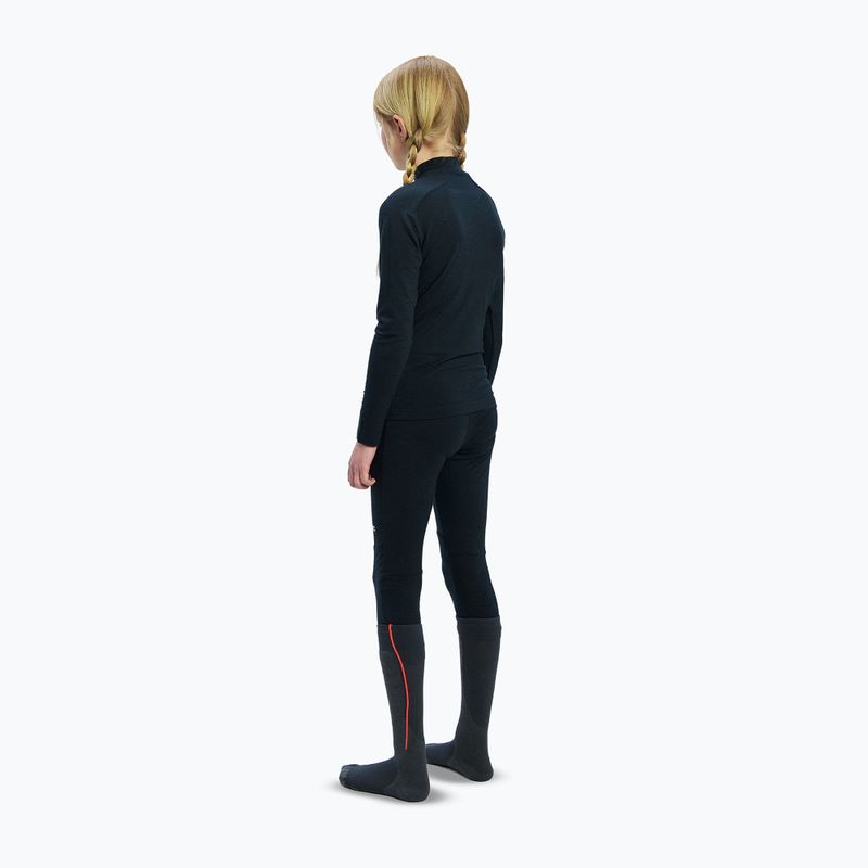 Bluza termoaktywna dziecięca POC Layer Merino Mock Neck Jersey Jr uranium black 5