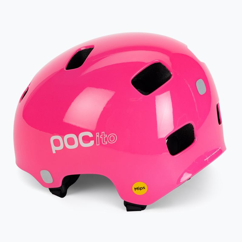 Kask rowerowy dziecięcy POC Pocito Crane MIPS Jr fluorescent pink 9085 4