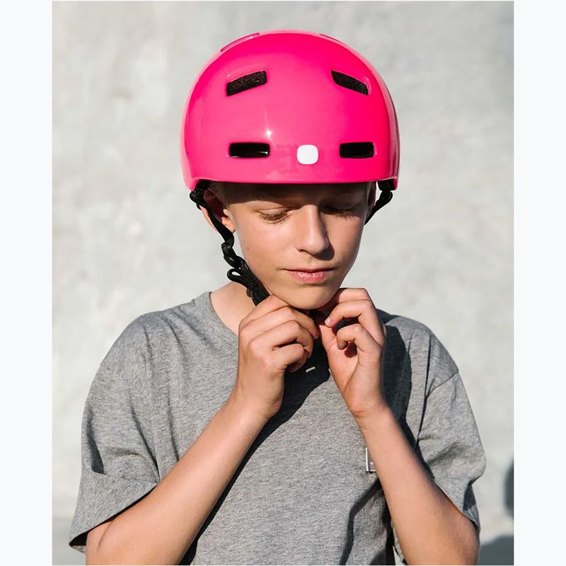 Kask rowerowy dziecięcy POC Pocito Crane MIPS Jr fluorescent pink 9085 6