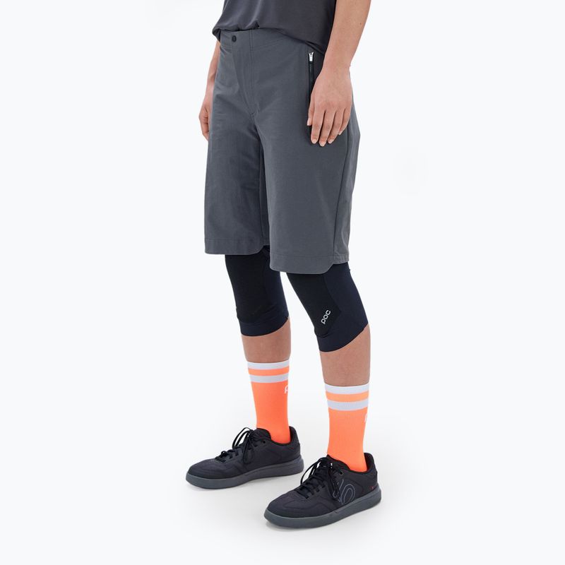 Spodenki rowerowe damskie POC Essential Enduro W sylvanite grey