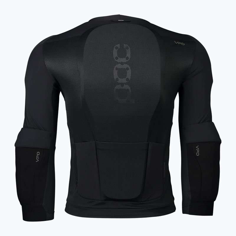 Longsleeve rowerowy z ochraniaczami POC Oseus VPD LS uranium black 2