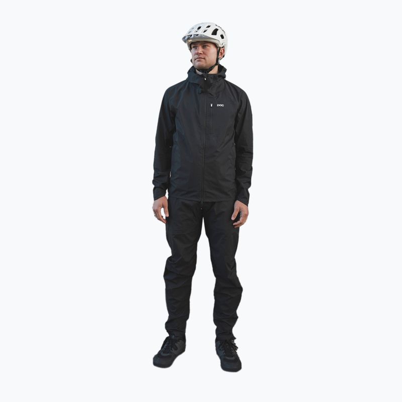 Kurtka rowerowa męska POC Motion Rain uranium black 2