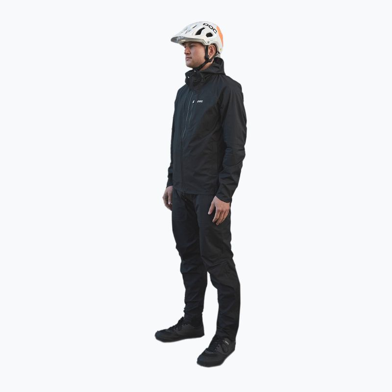 Kurtka rowerowa męska POC Motion Rain uranium black 3