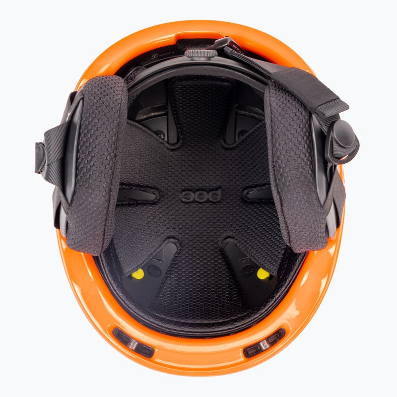 Kask narciarski dziecięcy POC Pocito Obex MIPS Jr fluorescent orange 5