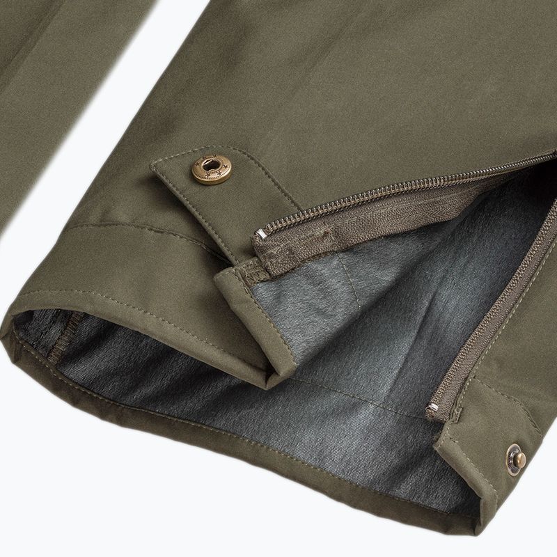 Spodnie z membraną męskie Pinewood Abisko d.olive/suede brown 8