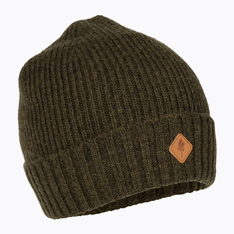 Czapka zimowa Pinewood Knitted Wool mossgreen mel 2