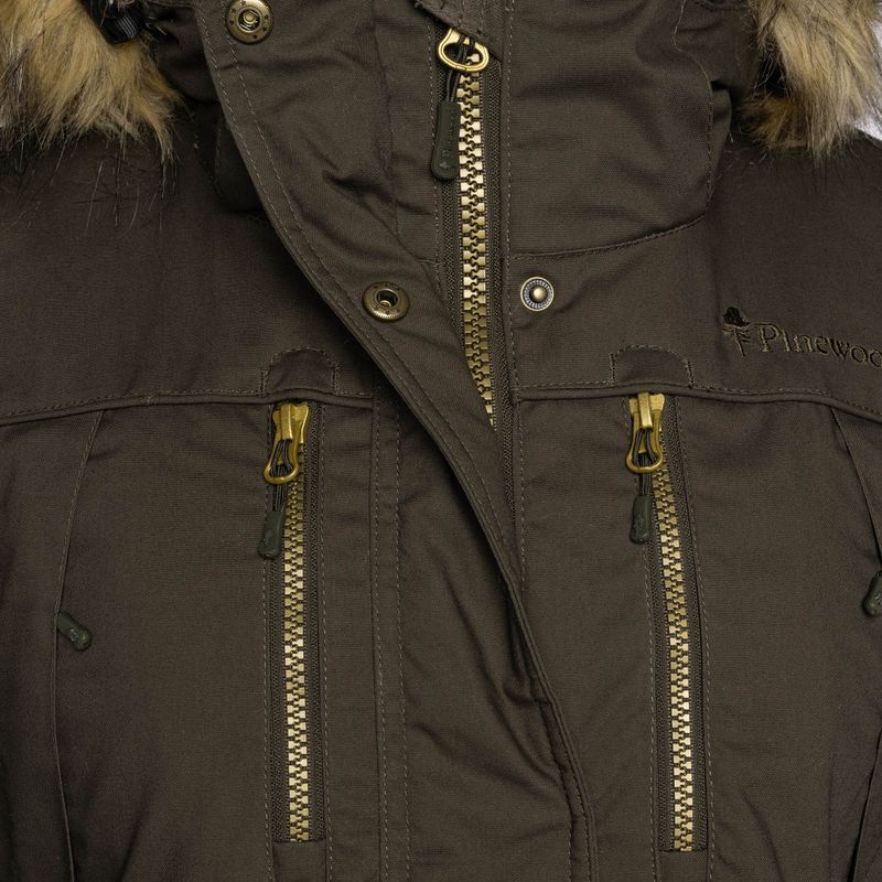 Kurtka zimowa damska Pinewood Finnveden Winter Parka d.olive 9