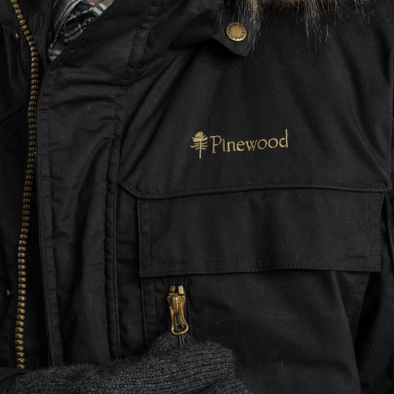 Kurtka zimowa męska Pinewood Finnveden Winter Parka black 4