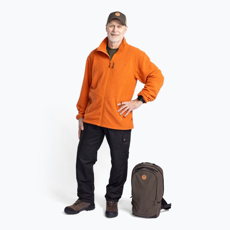 Bluza trekkingowa męska Pinewood Finnveden Fleece burned orange 2