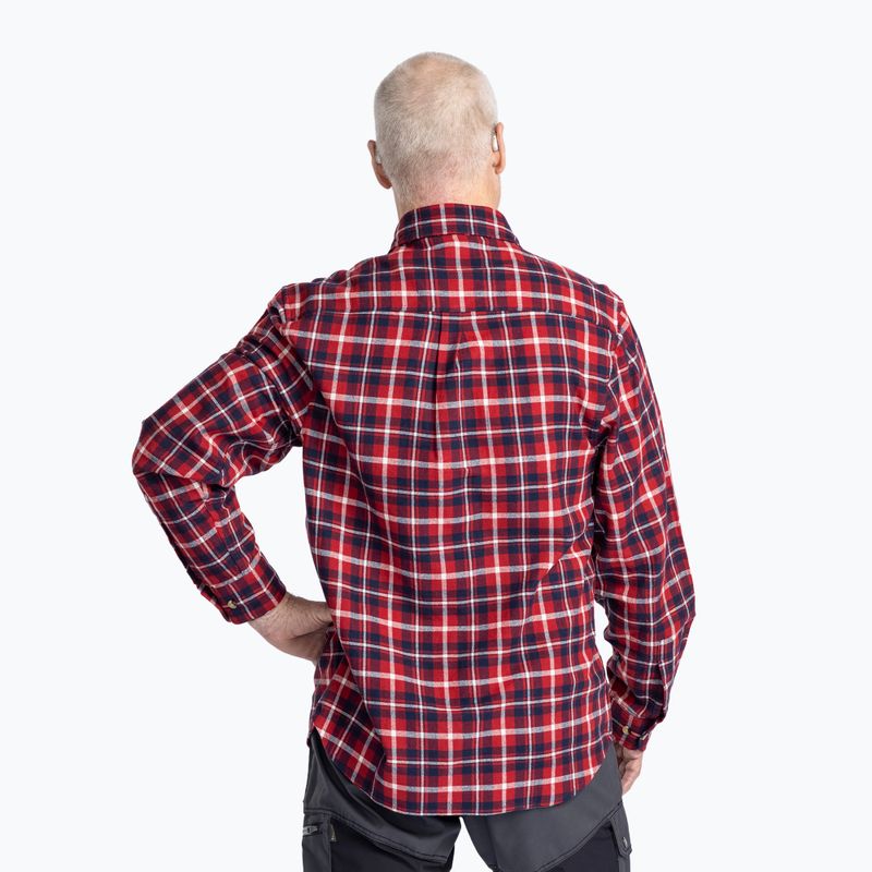 Koszula męska Pinewood Härjedalen red/navy 3
