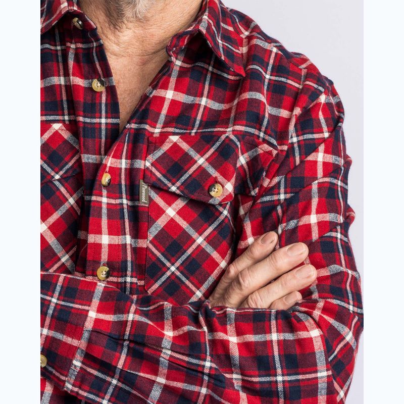 Koszula męska Pinewood Härjedalen red/navy 6