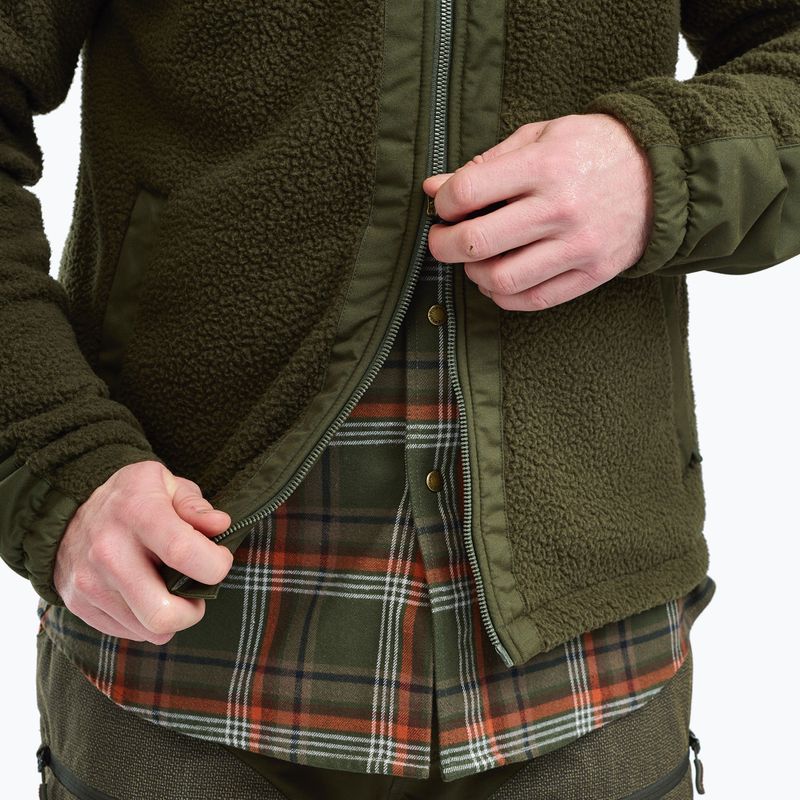 Kurtka męska Pinewood Pile Fleece moss green 5