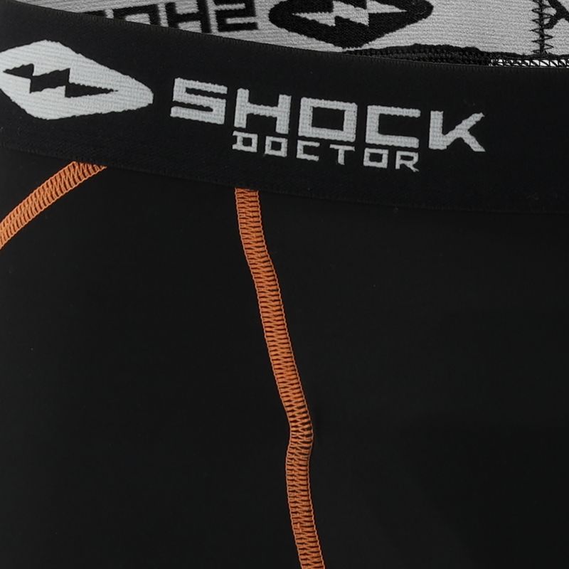 Spodenki kompresyjne z ochroną miednicy damskie Shock Doctor czarny 7