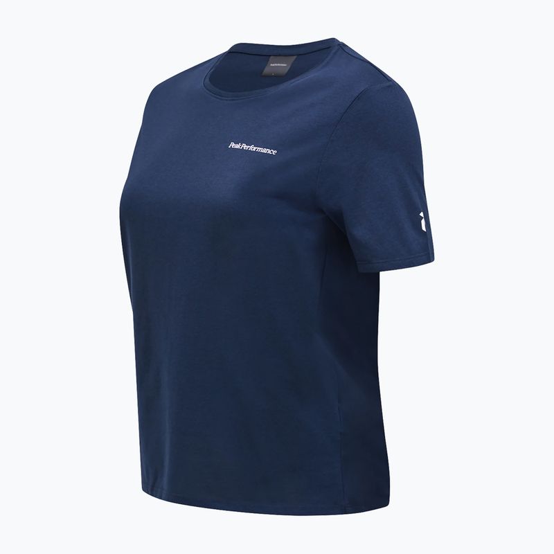 Koszulka damska Peak Performance Explore Logo blue shadow 5