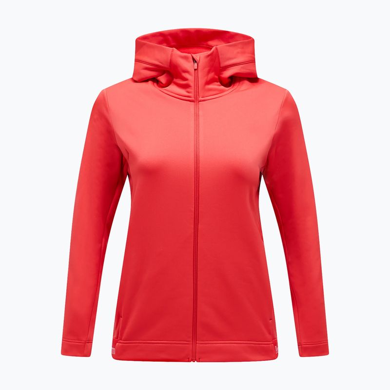 Bluza damska Peak Performance Rider Tech Zip Hood brilliant red 4