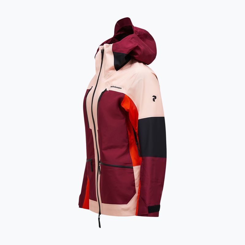 Kurtka narciarska damska Peak Performance Vertical Gore-Tex Pro Jacket peach fuzz/vertical zenith 3