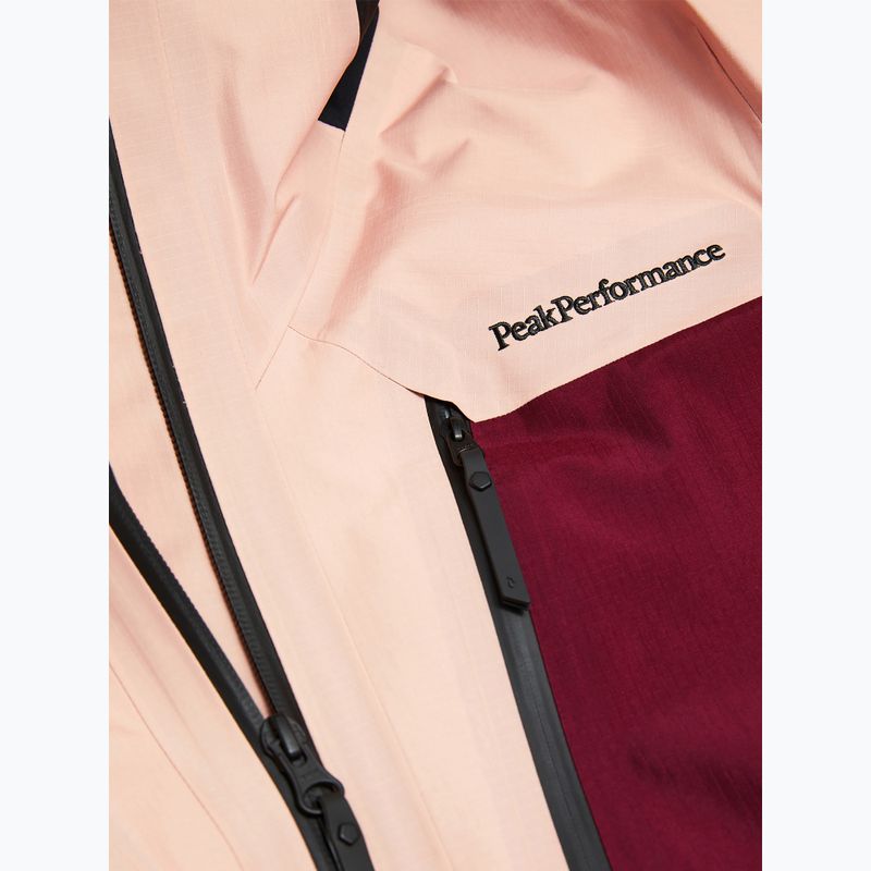 Kurtka narciarska damska Peak Performance Vertical Gore-Tex Pro Jacket peach fuzz/vertical zenith 4