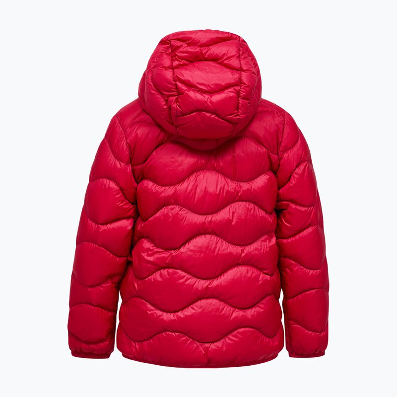 Kurtka puchowa dziecięca Peak Performance Helium Down tech burgundy/vertical zenith 2