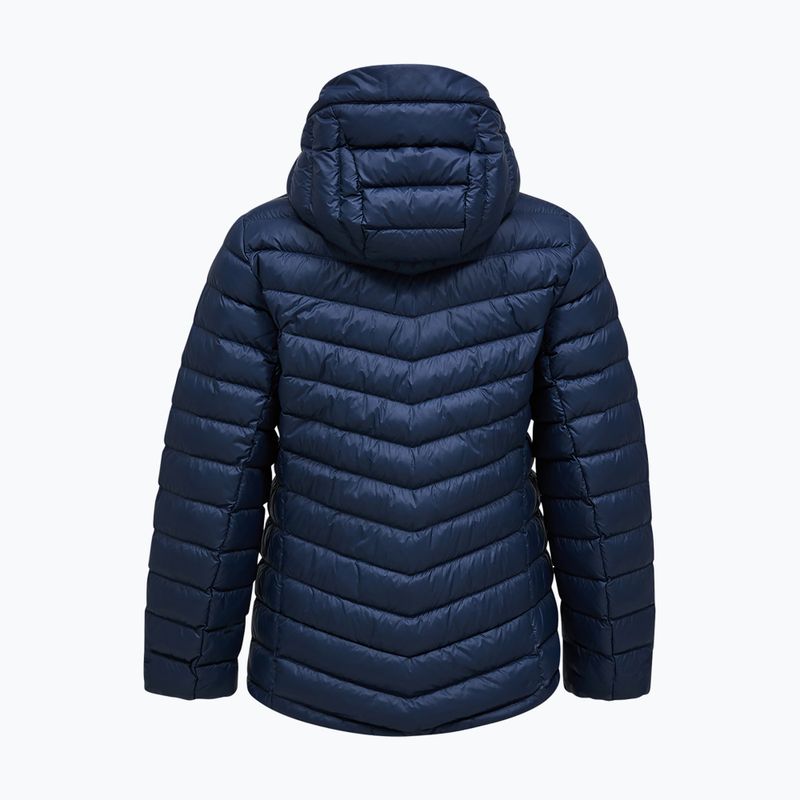 Kurtka puchowa damska Peak Performance Frost Down Hood Jacket blue shadow 2