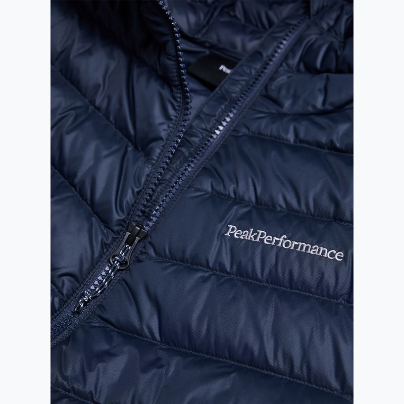 Kurtka puchowa damska Peak Performance Frost Down Hood Jacket blue shadow 4