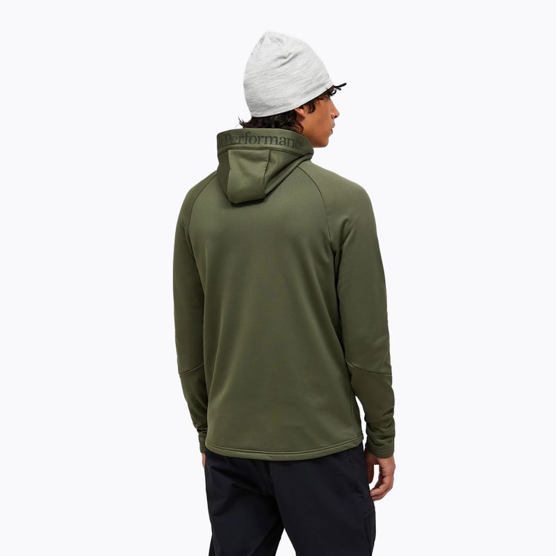 Bluza męska Peak Performance Rider Essentials Zip Hood pine needle/pine needle 3
