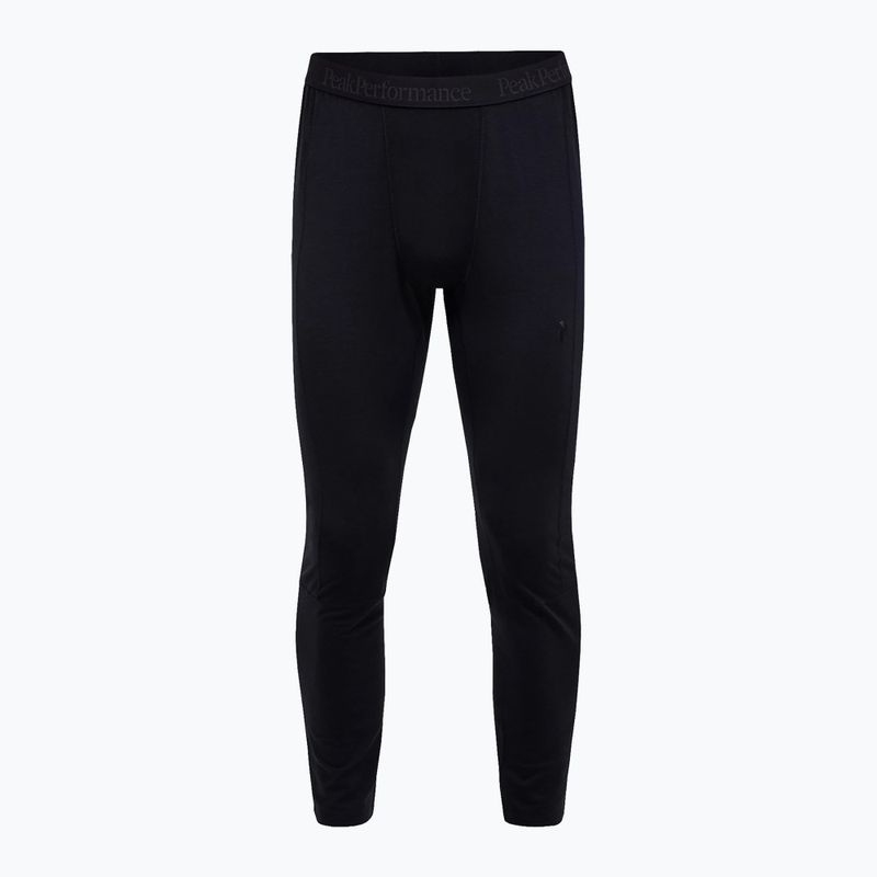 Spodnie termoaktywne męskie Peak Performance Magic 7/8 Johns Long Wool-Blend Baselayer black/black 3