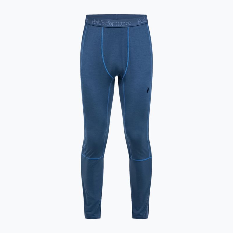 Spodnie termoaktywne męskie Peak Performance Magic 7/8 Johns Long Wool-Blend Baselayer mountain lake 3