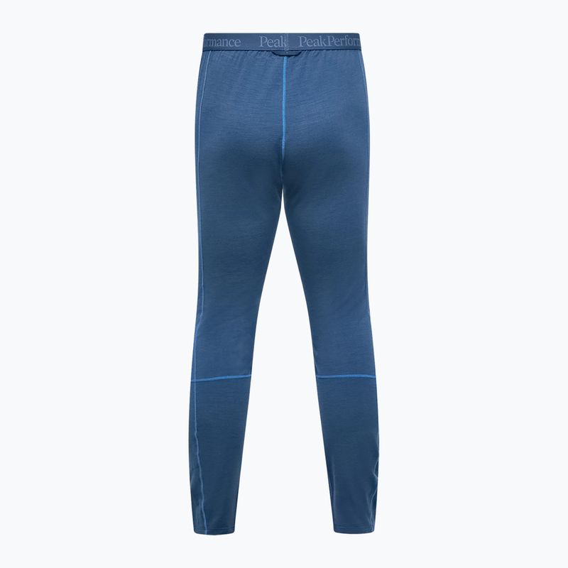 Spodnie termoaktywne męskie Peak Performance Magic 7/8 Johns Long Wool-Blend Baselayer mountain lake 4