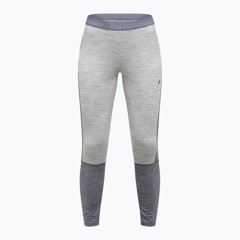 Spodnie termoaktywne damskie Peak Performance Peak Performance Magic 7/8 Long Johns Wool-Blend Baselayer med grey melange/melange grey 3