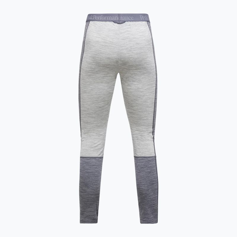Spodnie termoaktywne damskie Peak Performance Peak Performance Magic 7/8 Long Johns Wool-Blend Baselayer med grey melange/melange grey 4