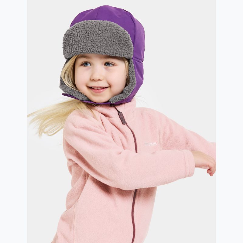 Czapka dziecięca Didriksons Biggles royal purple 2