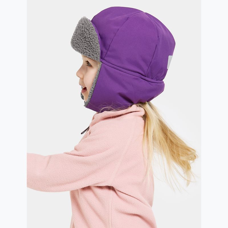 Czapka dziecięca Didriksons Biggles royal purple 3
