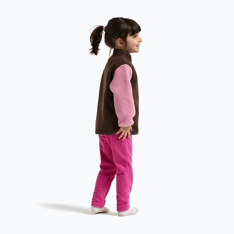 Bluza polarowa dziecięca Didriksons Anten 2 Fz oyster pink 7