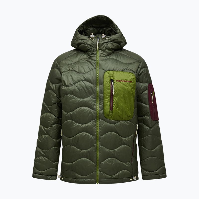Kurtka puchowa męska Peak Performance Helium Utility Down Hood Pine Needle/Mosswood 6