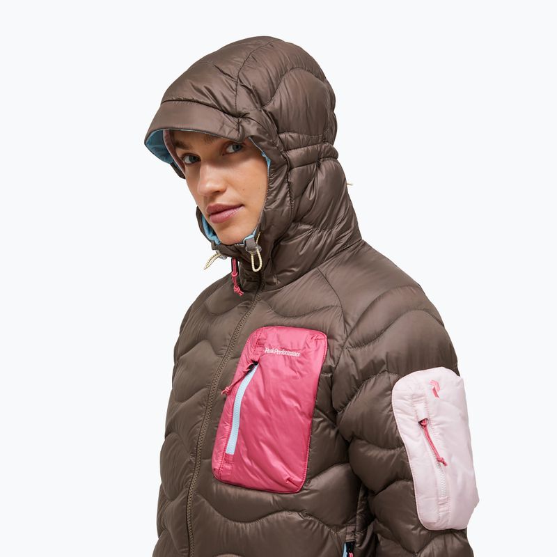 Kurtka puchowa damska Peak Performance Helium Utility Down terrain tan/mountain blush 4