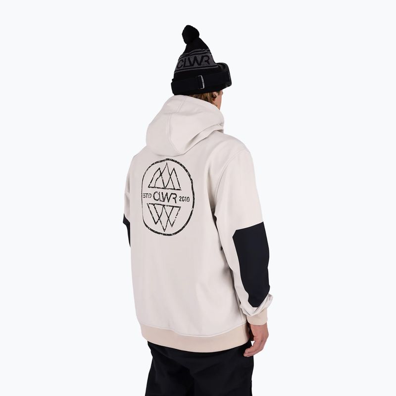 Bluza snowbordowa Colourwear Est 2010 Hood off-white 3