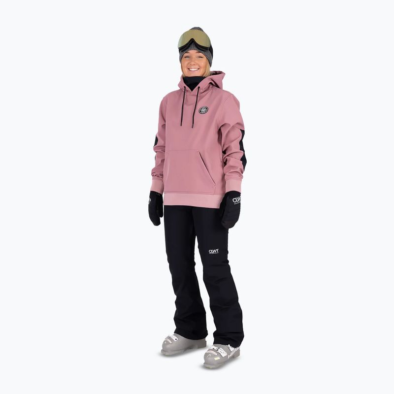 Bluza snowboardowa Colourwear Est 2010 Hood dk rose 2