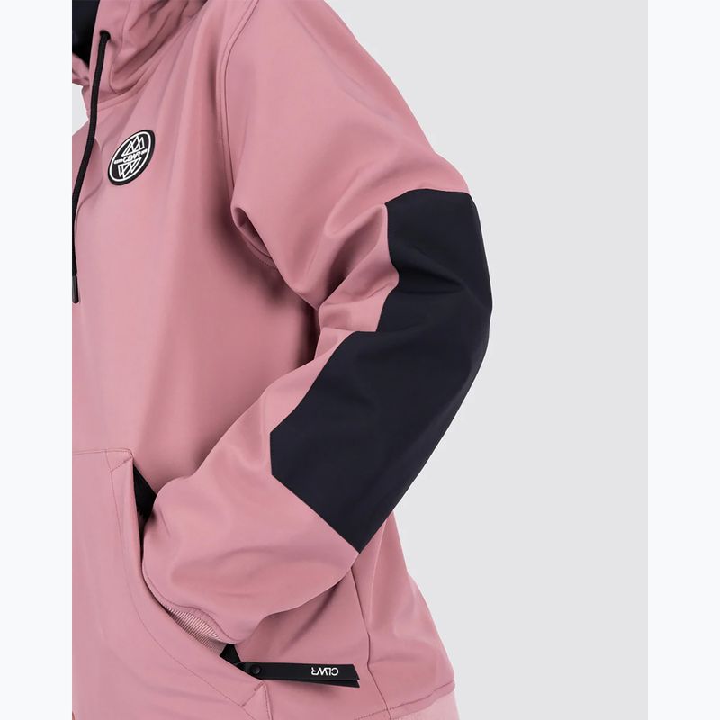 Bluza snowboardowa Colourwear Est 2010 Hood dk rose 8